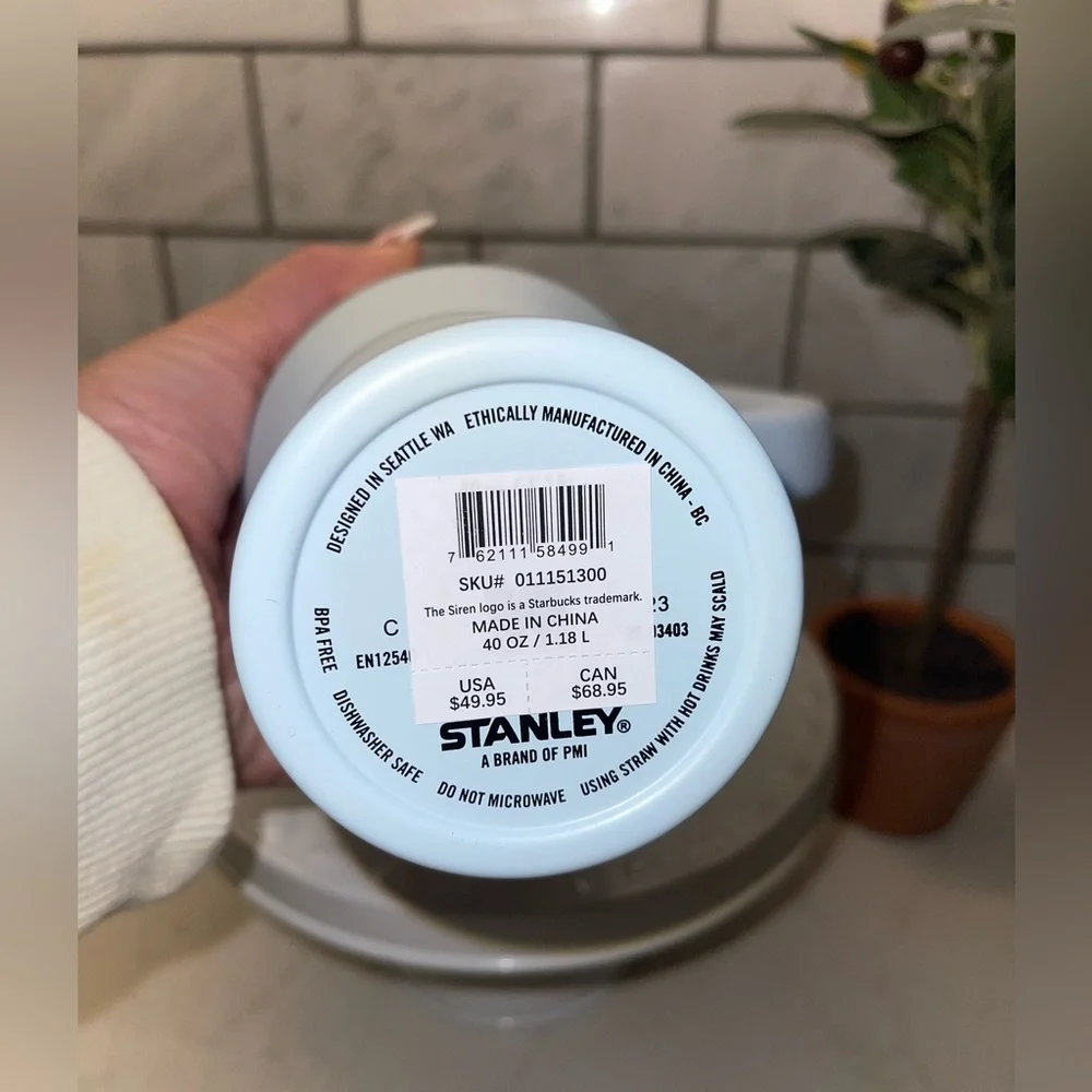 2024 Stanley x Starbucks Stanley Spring Collab Limited‎ Edition 40oz Tumbler - Picture 5 of 6